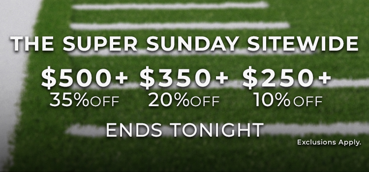 Banners: Super Sunday Sitewide Ends Tonight