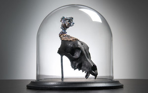 Bismuth Crystal Skulls 