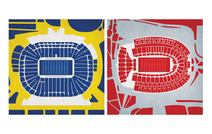 College Football Stadium Prints