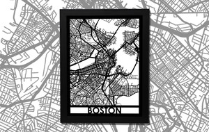 Framed Cities by Cut Maps
