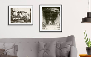 Vintage Architecture - Framed Art Prints - Touch of Modern