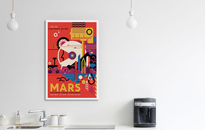 NASA Art - Vintage Futurism - Touch of Modern