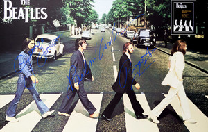 Autographed Beatles Merchandise