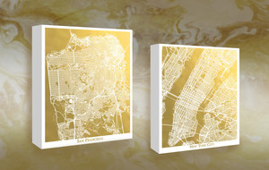 The Gold Foil Map Company