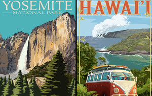 Retro Inspired Travel Prints