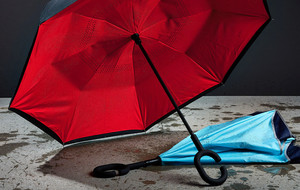 Upside Down Umbrellas