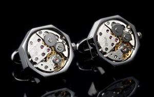 Skeleton Watch Cufflinks