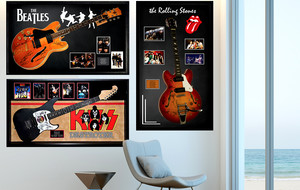 Autographed Guitar Displays