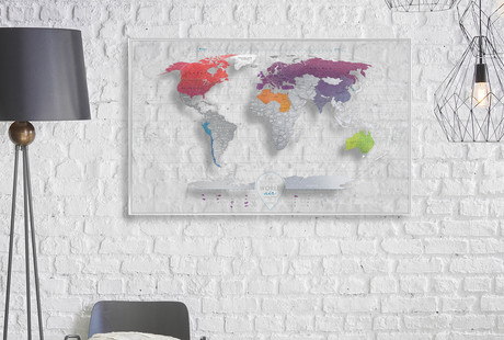 Scratch Foil World Maps