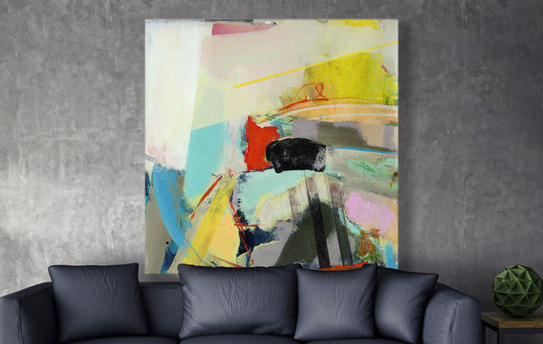 Giant Art Massive Abstract Canvas Prints Touch of Modern