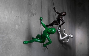 Wall Climbers & Hand Sculptures