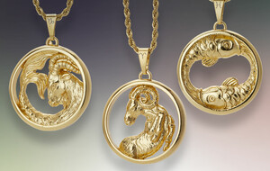 Gold Zodiac Necklaces