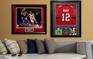 Tom Brady // Tampa Bay Buccaneers // Signed Red Jersey + Framed - A Toast  To Tom Brady - Touch of Modern