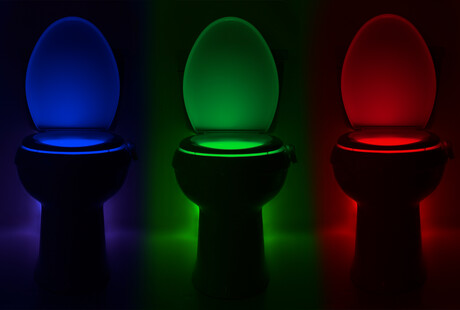 The Motion-Activated Toilet Night Light