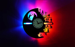 LED Vinyl Record Clocks 