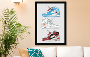 Sneaker Themed Prints