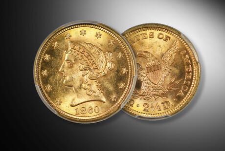 1860 Liberty Gold Quarter Eagle