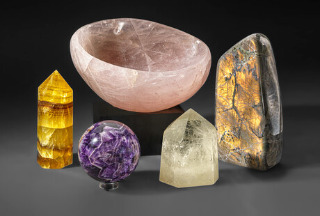Display-Worthy Polished Minerals