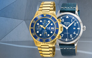 Bold Blue Timepieces