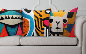 Ramon Souza Abstract Pillows