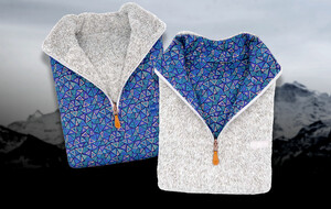 USA Palm Light Sherpa Fleece