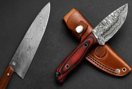 History-inspired Damascus Blades