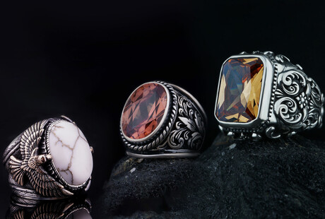 Intricately Handcrafted Rings