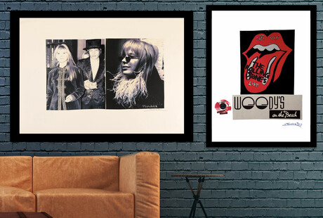 Framed Portraits Of Rock Icons