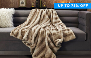 Inspired Home Faux Fur Blankets