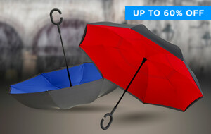 Aerodynamic Umbrellas