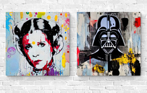 Custom Star Wars On Canvas