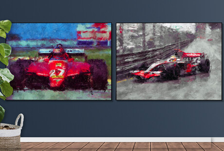 Formula One On Canvas 