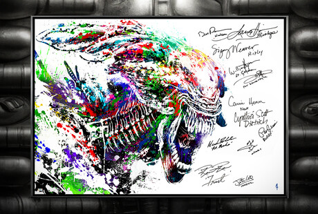 Art Autographed By Icons & Legends