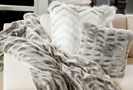 Luxuriously Plush Faux Fur Decor 