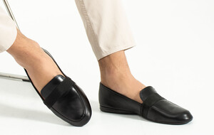 Narin Leather Slip Ons 