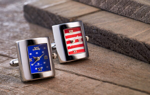Jan Leslie Miniature Watch Cufflinks