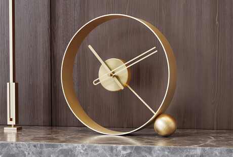 Handcrafted Minimalist Desk Clock