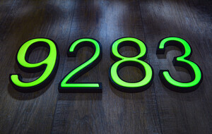 Glow In The Dark House Numbers