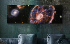 James Webb Telescope Tempered Glass Art