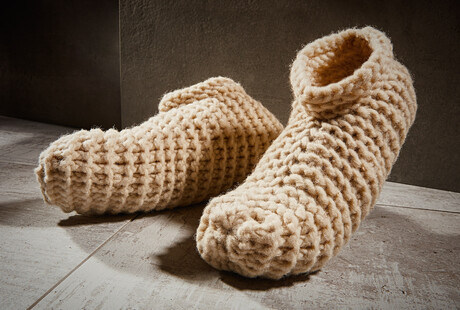 Patagonian Wool Slippers