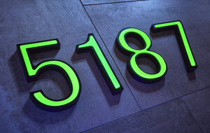 It Glows House Numbers