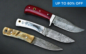 Damastak Hunting & Skinning Knives
