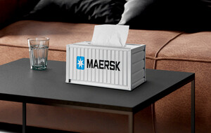 Shipping Container Tissue Box