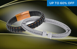 Alor Men's Cable Leather Bracelet