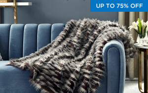 Inspired Home Faux Fur Blankets