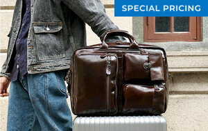 Amedeo Exclusive Leather Laptop Bags