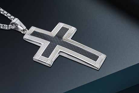 Stainless Steel Cross Pendant Necklaces