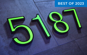 It Glows Glow-In-The-Dark House Numbers