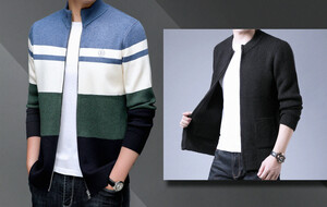 Amedeo Exclusive Zip Front Sweaters