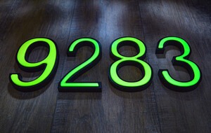 It Glows Glow-In-The-Dark House Numbers